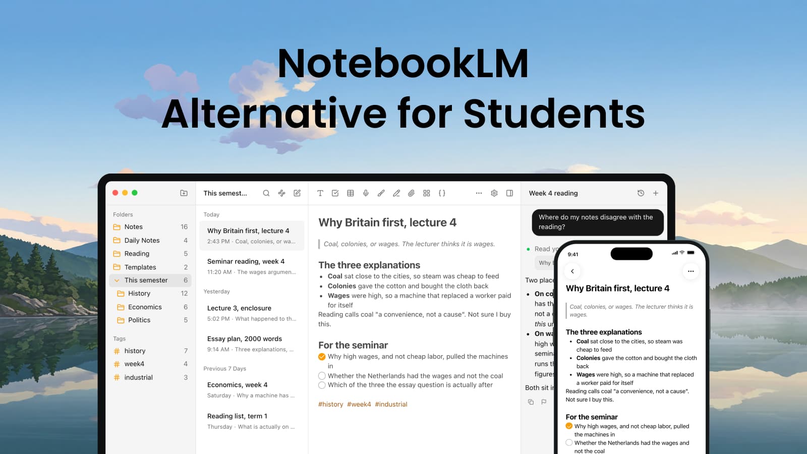 NotebookLM Alternative for Students