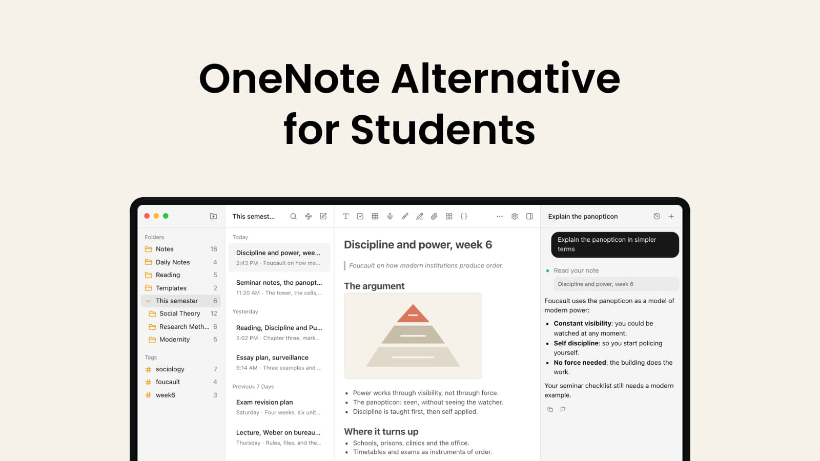OneNote Alternative for Students