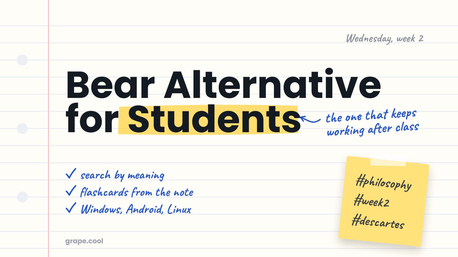 Bear Alternative for Students